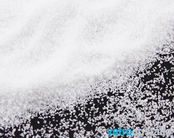 Graniglia di vetro grana fina 500gr colore bianco COE 104 granulometria 0/0,8mm