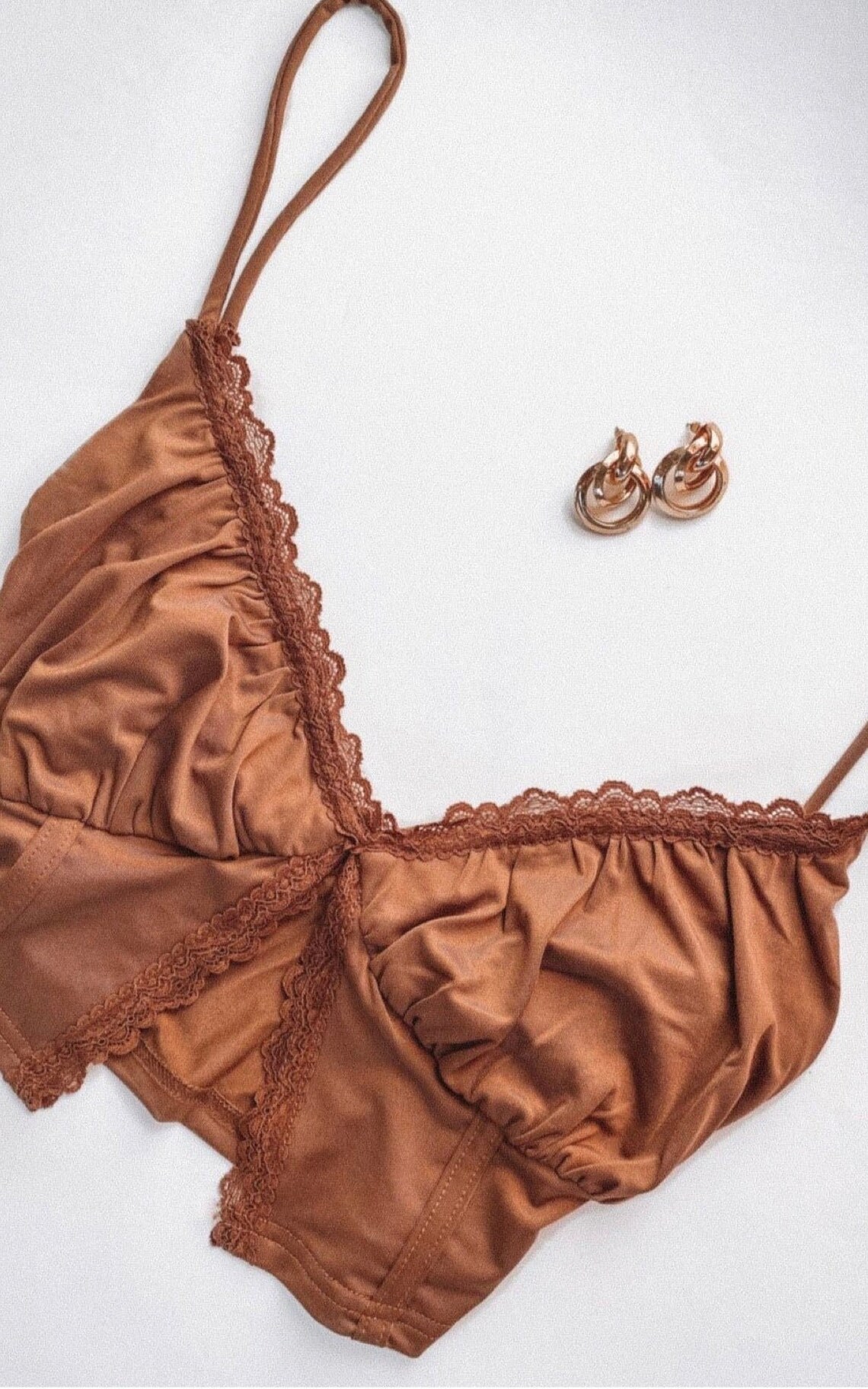 Cropped Lace Cami Y2k Top Etsy