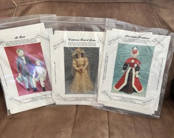 Patterns for 30"/32" Victorian Doll Clothes-Never Cut-Full Size Pattern-Each Sold Separately-FREE SHIPPING