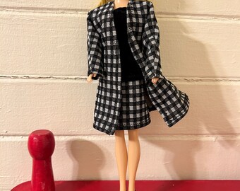 11.5 Fashion Doll Handmade 6 Piece Outfit-Includes Skirt, Jacket, Shirt, Shoes, Panties/Underwear