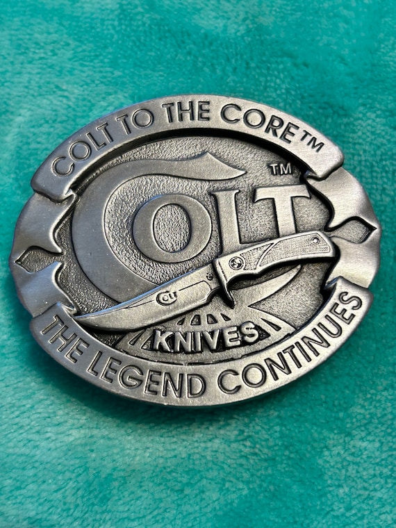 Colt Knives Belt Buckle-United Cutlery Brands-Made