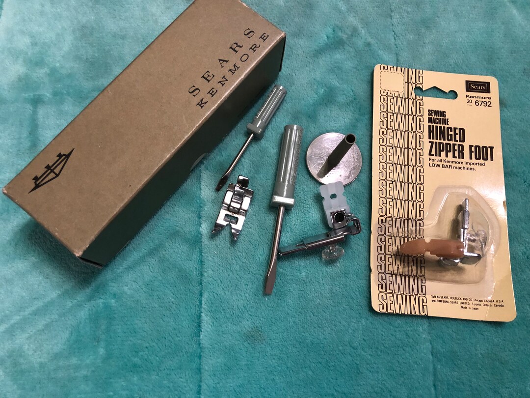 Vintage Sears Kenmore Sewing Machine Attachments/accessories in