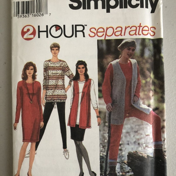 Simplicity Ladies Sewing Pattern #9217 - Circa 1994 - Never Cut - Sizes XS, S, M - FREE SHIPPING