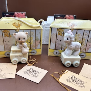 Precious Moments Birthday Series-Your Choice of May Your Birthday Be Warm and Happy Birthday Little Lamb-Circa 1985-New-FREE SHIPPING