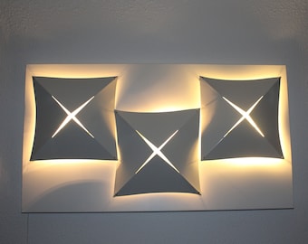 Grote design wandlamp