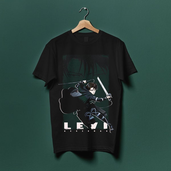 Angriff auf Titan - Levi Ackerman - AOT | Anime inspiriertes T-Shirt