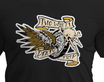 Koszulka motocyklowa Two Wheel Death Trip – koszulka z grafiką motocyklową