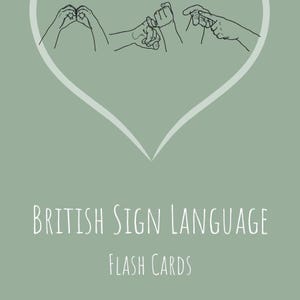 Tarjetas didácticas de BSL Herramientas de aprendizaje Lengua de señas británica descargable PDF Imprimible Aprenda BSL Profesores y estudiantes Práctica del alfabeto A B C D E