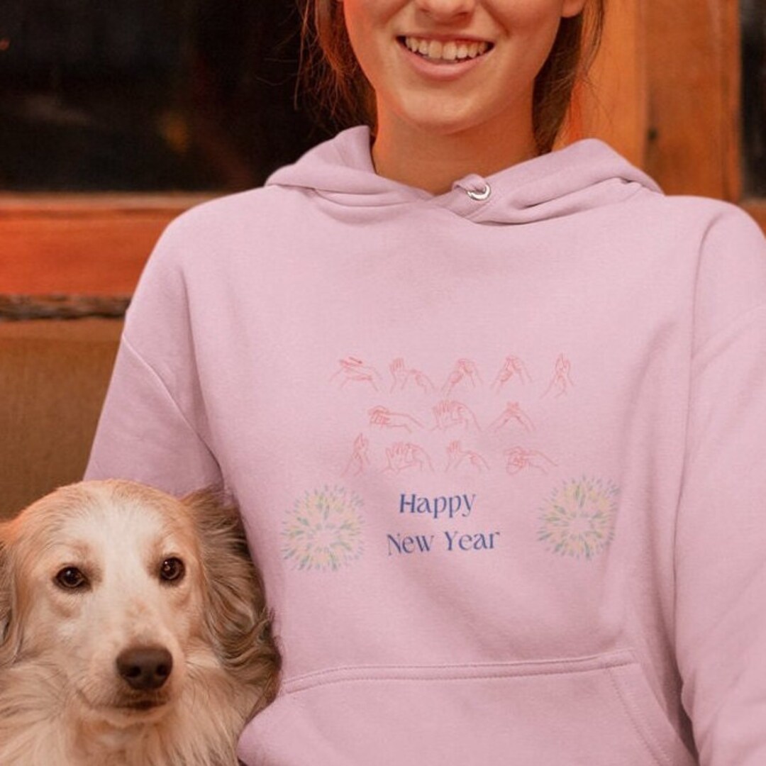 Sign Language Happy New Year Sign Language Deaf Happy New Etsy