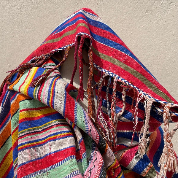 Morocco Wool Blanket Etsy