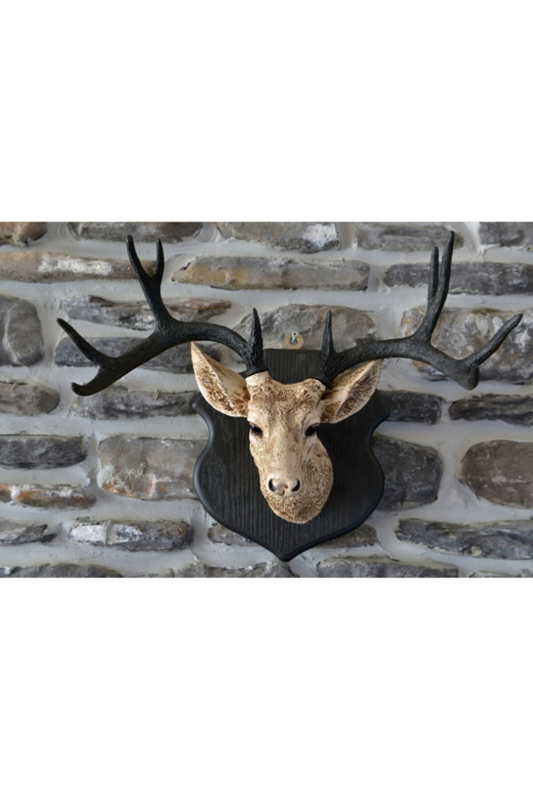 Deer Head Wall Art / Decorative Wall Hanging Deer Head / Faux Taxidermy