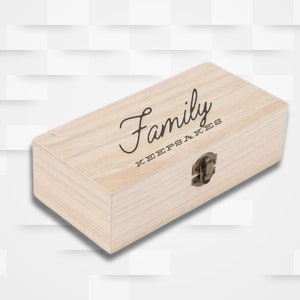 Personalized Wooden Box with Engraved name, Custom keepsake box, Personalized pet urn, Engraved Wood Anniversary Gift Box Custom Gift Box