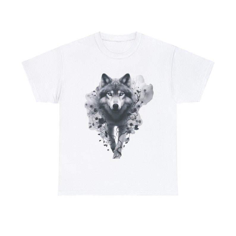 Wolf T Shirt, Men's T-shirt, Unisex Tshirt, Crew Neck, Cotton T-shirt ...