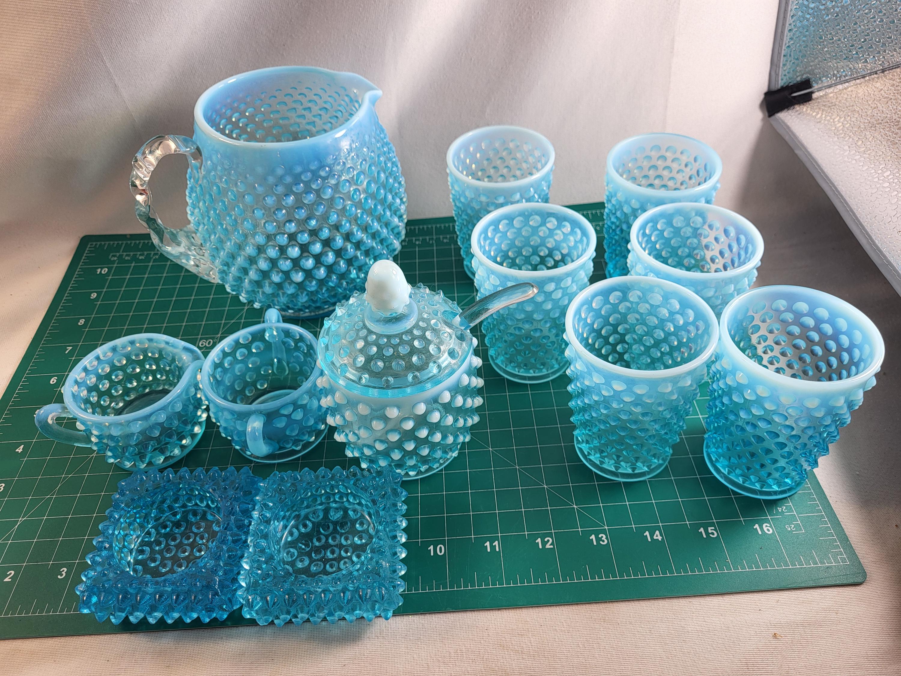 Fenton Blue Opalescent - Etsy