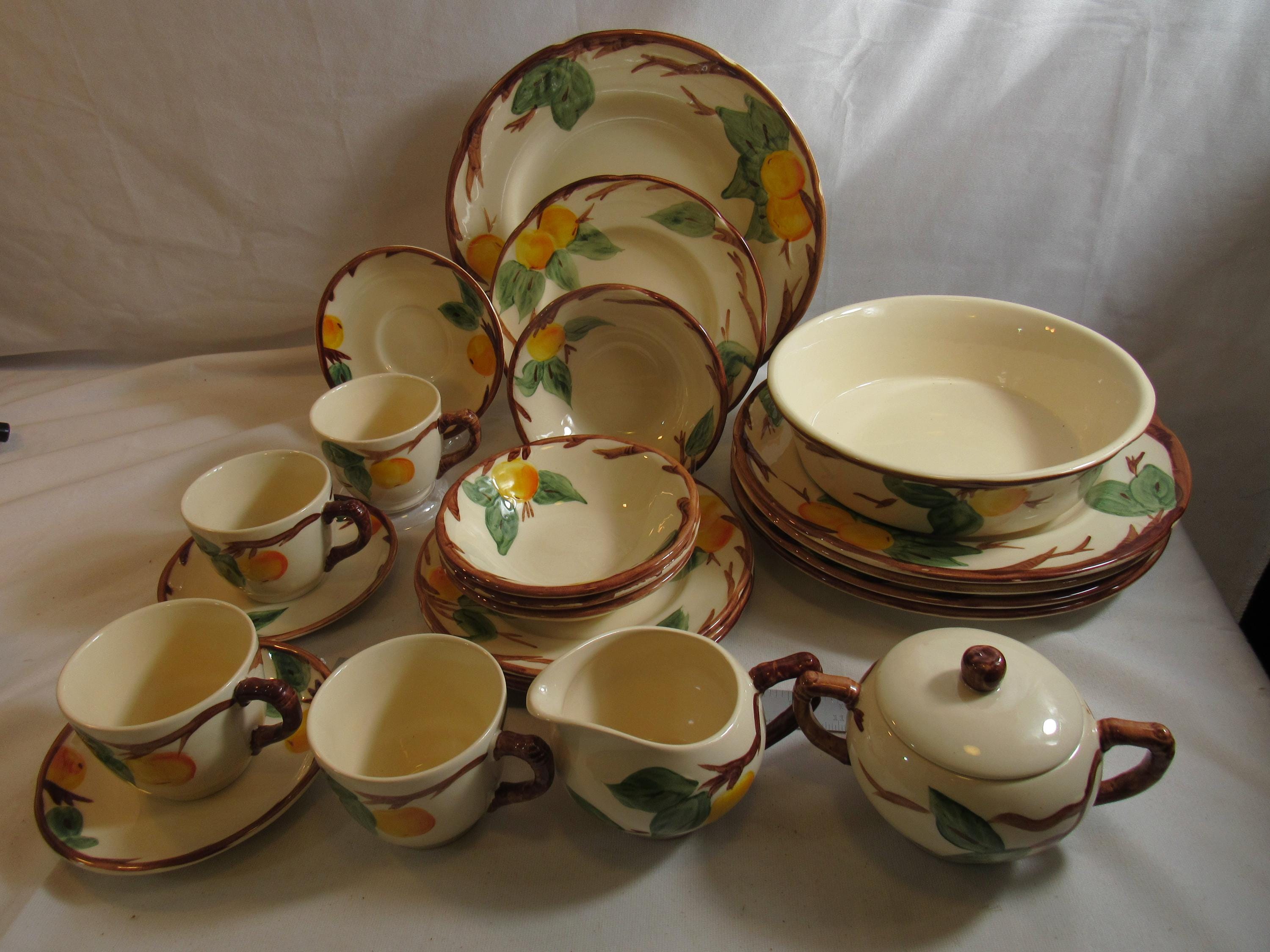 Franciscan Peach Tree dinnerware 23 pieces England