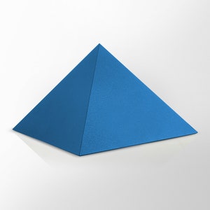 Energy pyramid | blue | colors of the four elements | gift | pyramid for meditation | birthday gift