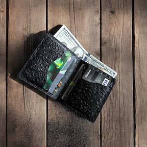 Minimalist Wallet for Men – Full Grain Italian Leather, Handmade
