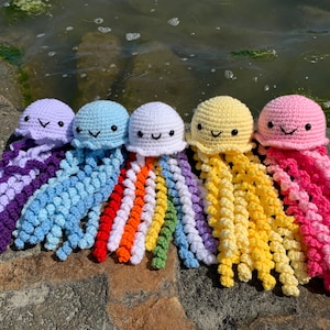Jellyfish handmade crochet plushie