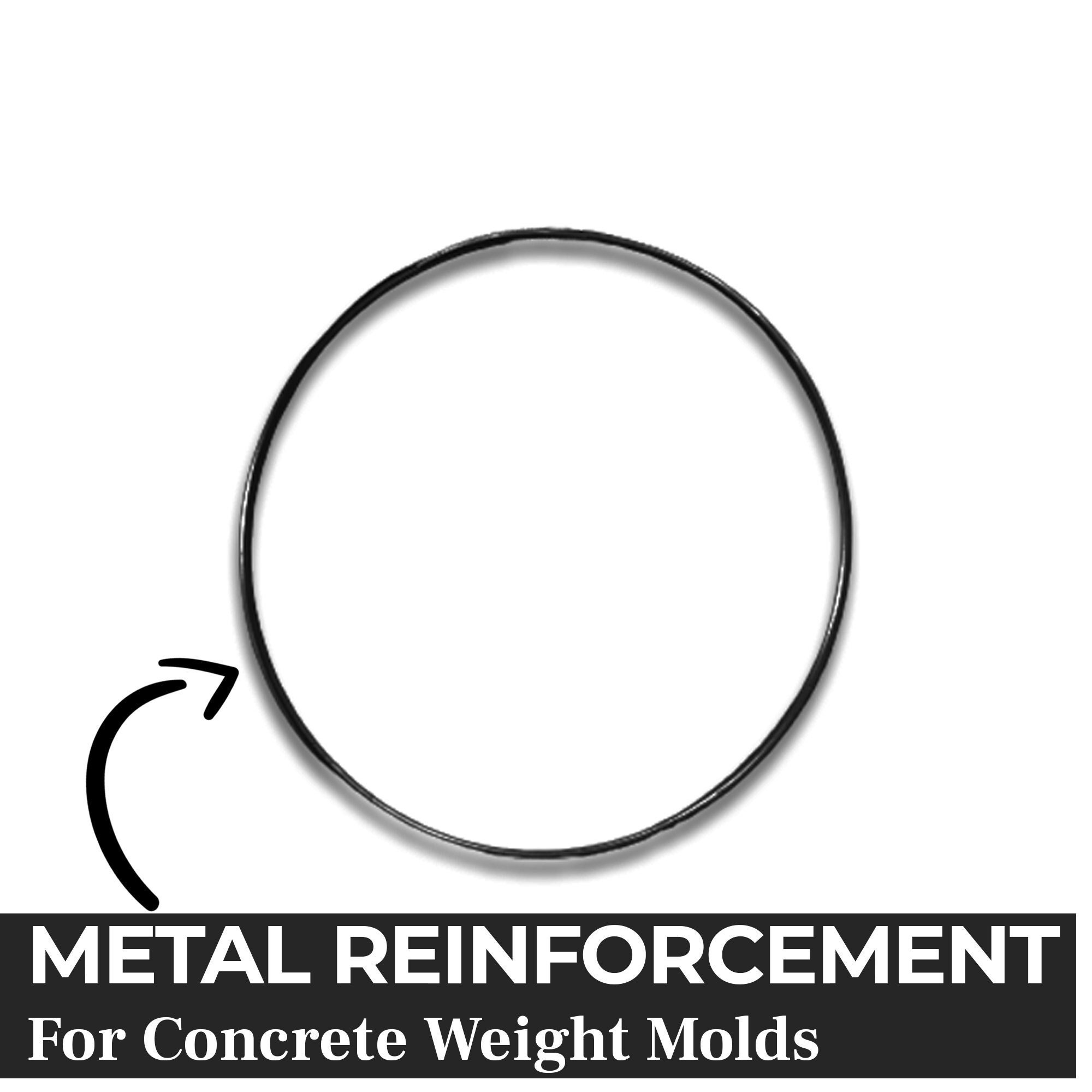Metal Reinforcement Rings for Concrete Weight Plates Molds 
