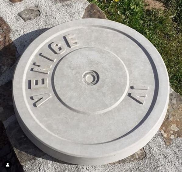 Cement Gym Weight Plate Molds 3D Printed Barbell or Dumbbell