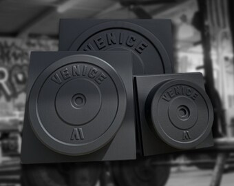 Beton Hantelscheiben Formen - Groß 20kg/45lbs + Medium 10kg/25lbs + Klein 5kg/10lbs - VeniceWeights