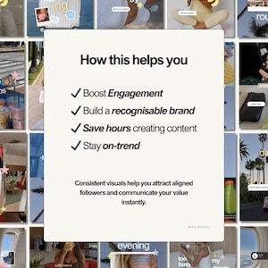 trendy Instagram templates, content creator Canva bundle, aesthetic social media templates, iOS style Instagram posts, personal branding Canva templates, UGC influencer templates, digital marketing Instagram posts, social media manager Canva kit, modern aesthetic Instagram templates, editable Canva post bundle