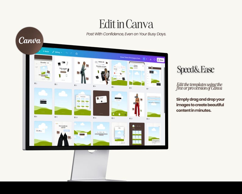 Personal brand, bold Instagram post, coaching Instagram, iOS core templates, business coach posts, social media manager, digital marketer, social media coach, content creator IG, IG theme page, IG coaching, social media agency, IG carousel posts, aesthetic Instagram templates, brown theme IG, Canva Instagram templates, iOS aesthetic, brand building, content planning, viral Instagram posts