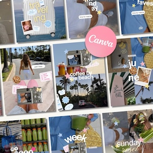 trendy Instagram templates, content creator Canva bundle, aesthetic social media templates, iOS style Instagram posts, personal branding Canva templates, UGC influencer templates, digital marketing Instagram posts, social media manager Canva kit, modern aesthetic Instagram templates, editable Canva post bundle