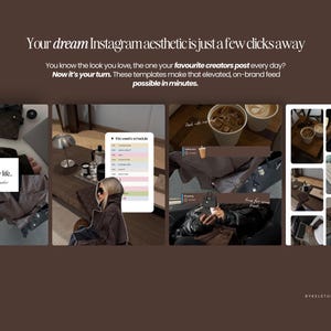Personal brand, bold Instagram post, coaching Instagram, iOS core templates, business coach posts, social media manager, digital marketer, social media coach, content creator IG, IG theme page, IG coaching, social media agency, IG carousel posts, aesthetic Instagram templates, brown theme IG, Canva Instagram templates, iOS aesthetic, brand building, content planning, viral Instagram posts