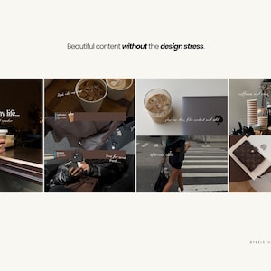 Personal brand, bold Instagram post, coaching Instagram, iOS core templates, business coach posts, social media manager, digital marketer, social media coach, content creator IG, IG theme page, IG coaching, social media agency, IG carousel posts, aesthetic Instagram templates, brown theme IG, Canva Instagram templates, iOS aesthetic, brand building, content planning, viral Instagram posts
