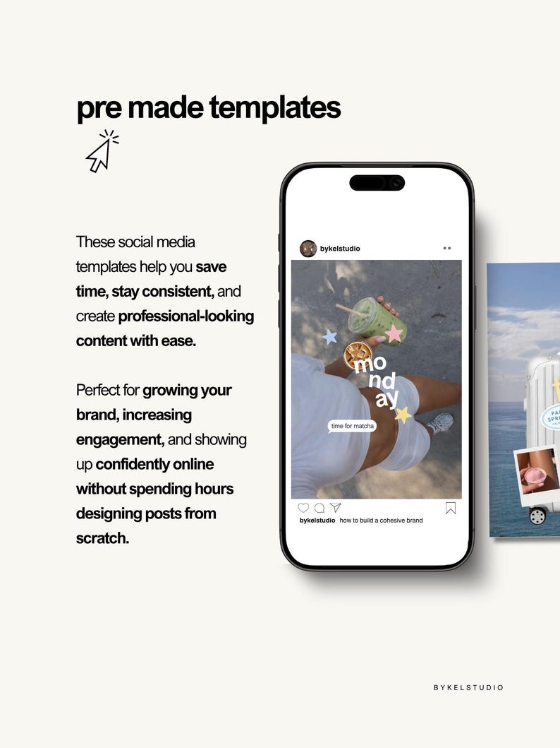 trendy Instagram templates, content creator Canva bundle, aesthetic social media templates, iOS style Instagram posts, personal branding Canva templates, UGC influencer templates, digital marketing Instagram posts, social media manager Canva kit, modern aesthetic Instagram templates, editable Canva post bundle