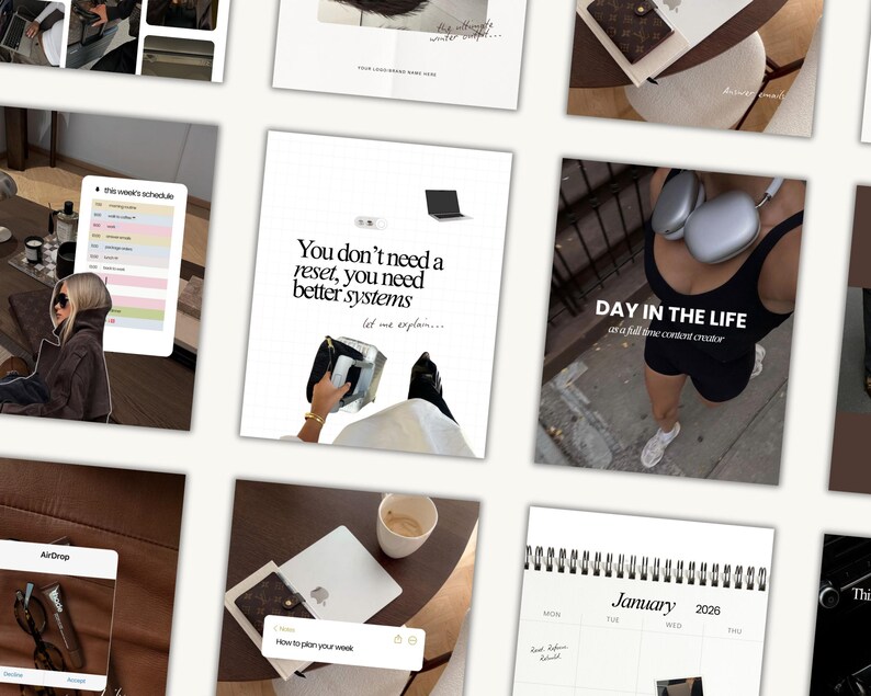 Personal brand, bold Instagram post, coaching Instagram, iOS core templates, business coach posts, social media manager, digital marketer, social media coach, content creator IG, IG theme page, IG coaching, social media agency, IG carousel posts, aesthetic Instagram templates, brown theme IG, Canva Instagram templates, iOS aesthetic, brand building, content planning, viral Instagram posts