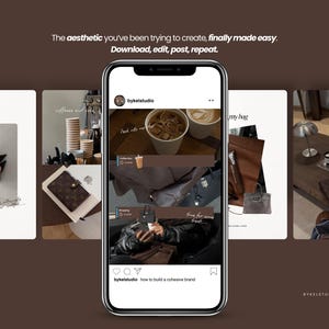 Personal brand, bold Instagram post, coaching Instagram, iOS core templates, business coach posts, social media manager, digital marketer, social media coach, content creator IG, IG theme page, IG coaching, social media agency, IG carousel posts, aesthetic Instagram templates, brown theme IG, Canva Instagram templates, iOS aesthetic, brand building, content planning, viral Instagram posts