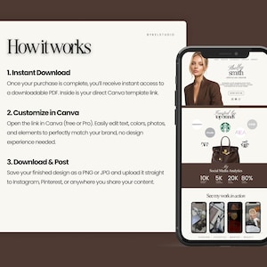 UGC portfolio, UGC creator portfolio, Canva website template, influencer media kit, UGC pitch deck, content creator portfolio, social media portfolio, brand pitch template, influencer website, UGC website template, Canva portfolio, digital download, influencer kit