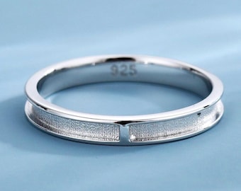 Sterling Silver Breastmilk Ring Setting, DIY Keepsake Jewelry