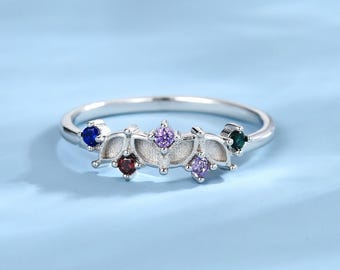 Sterling Silver Breastmilk Ring Setting, Birthstone DIY Keepsake