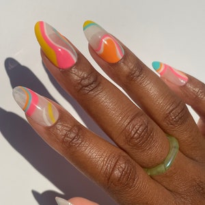 Press on nails/ Luxury press ons/ Medium round nails