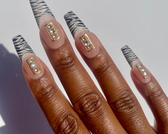 Tiger nails | Luxury press ons | press on nails