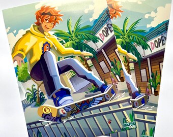 SK8 The Infinity Reki A5 Print