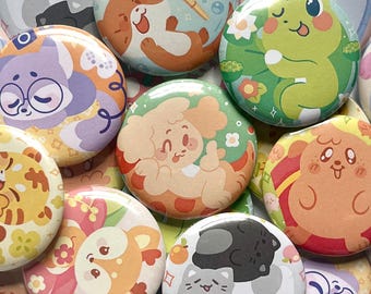 Seventeen Kpop Miniteen Character Buttons