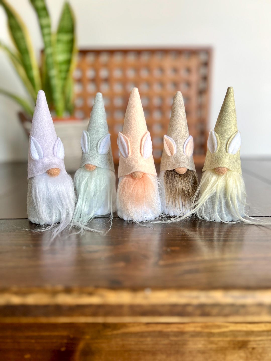 Easter Bunny Mini Gnomes - Spring Tiered Tray Decor - Etsy