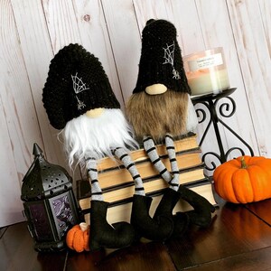 Halloween Gnome -  Halloween shelf decor, tiered tray decor