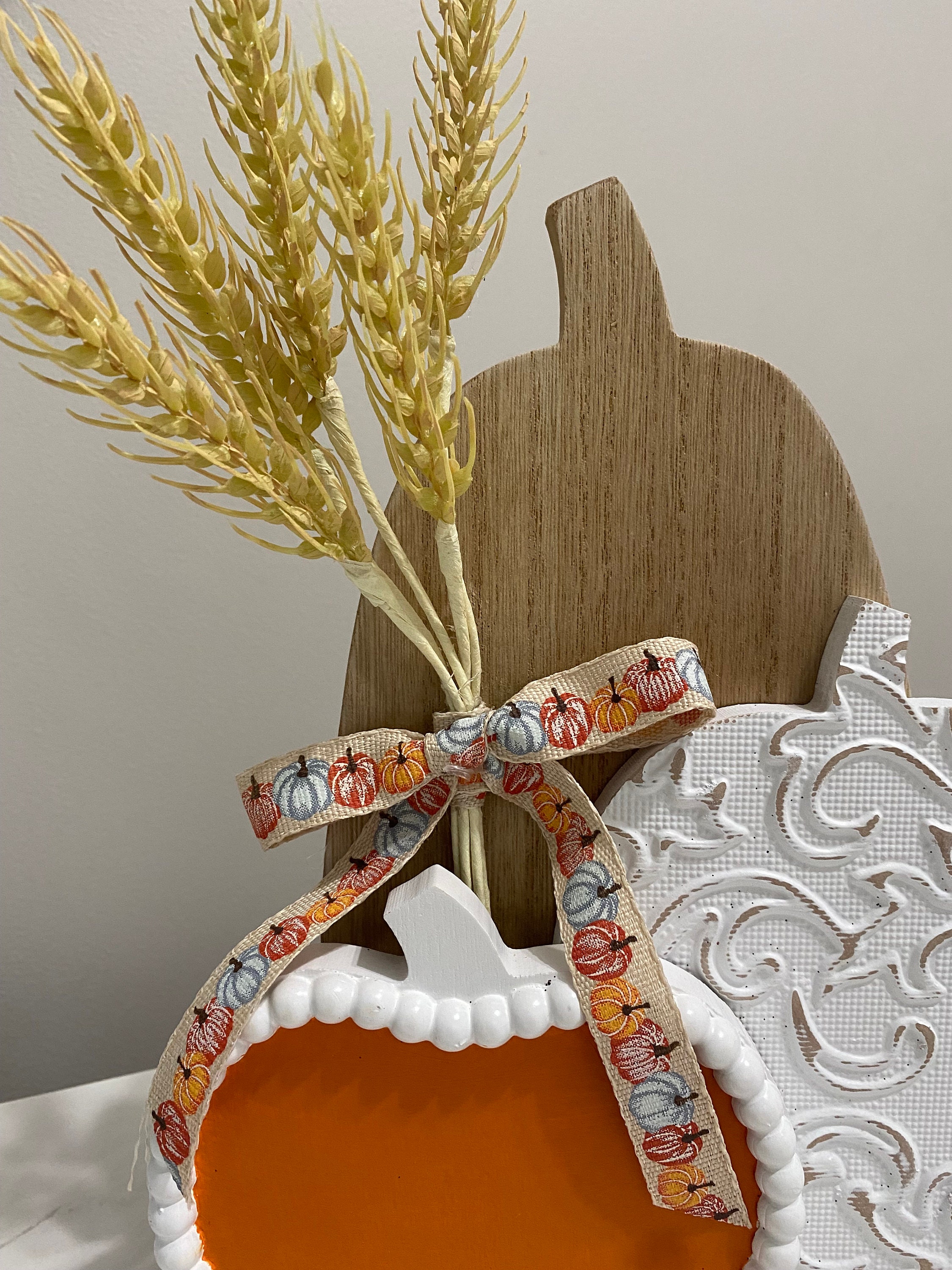 Wood Pumpkin Decor Set of 3 Pumpkins Wooden Pumpkin Set Etsy