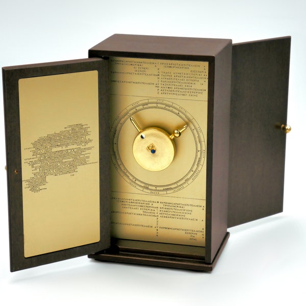 Antikythera Mechanism replica in scale 1:2, with booklet