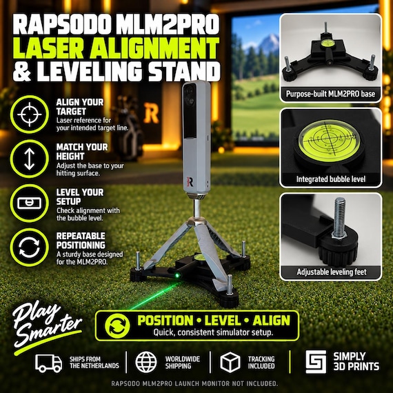 Rapsodo Mlm2pro Alignment & Leveling Stand With Laser – Golf
