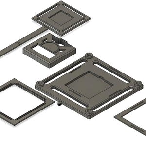 STL File - Square Golf Leveling + ball position tool (Download only!)