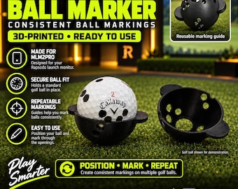 Rapsodo MLM2PRO Ball Marker – Golf Simulator Launch Monitor Accessory