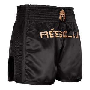 Muay Thai Shorts, Premium Quality by Resolu. Handmade Strong and Comfortable Thai Boxing Shorts