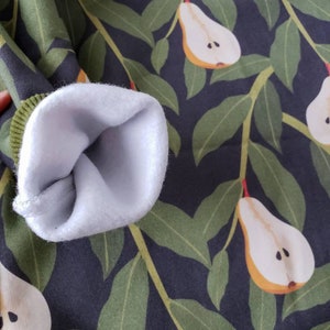 Ensemble Chandail Ouaté et Jeans Denim à motif Poires pour enfant / Fleeced Sweat Shirt and Denim Jeans Set Print Pears for Toddlers image 8