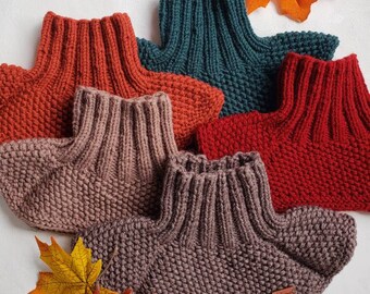 Cache Cou & Mitaines Tricotés Bébé et Enfants / Neckwarmer with Mittens Set Handmade Babies and Toddlers
